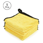 HOMETALES - Multicolor 600 GSM Microfiber Car & Bike Cleaning Cloth For Automobile Car accessories ( Pack of 5 )