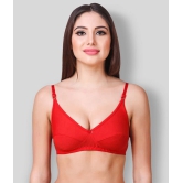 Kiran Enterprises - Multicolor Cotton Non - Padded Womens T-Shirt Bra ( Pack of 6 ) - 30B