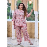 PrettyPlus by Desinoor.com Multi Color Printed Pant Top Set - None