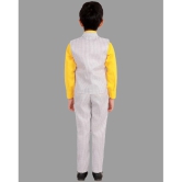 DKGF Fashion - Yellow Cotton Blend Boys Shirt & Pants ( Pack of 1 ) - None