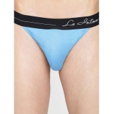 La Intimo Cotton Mens Bikini ( Blue ) - None