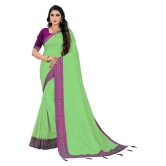 ofline selection - Green Silk Blend Saree With Blouse Piece (Pack of 1)