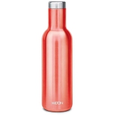 Milton Charm 800 Thermosteel 24 Hours Hot or Cold Water Bottle, 780 ml, Red - Red