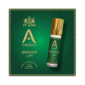 ST-JOHN |ATTAR BAKHOUR |8ML| (PACK Of 1) Floral Attar (Oud (agarwood))