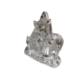 Showpiece Radha Krishna Statue Silver