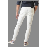 x20 - White Denim Skinny Fit Mens Jeans ( Pack of 1 ) - None