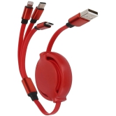 Red 3A Multi Pin Cable 1.2 Meter - Red