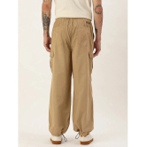 Bene Kleed Loose Flat Mens Cargos - Beige ( Pack of 1 ) - None