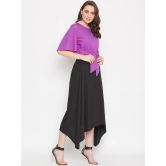 Women Knot Top With Asymmetry Skirt