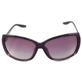 Hrinkar Pink Rectangular Sunglasses Brands Violet Frame Polarized Goggles for Women - HRS436-PRPL-RD