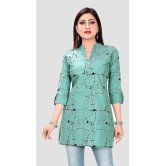 Meher Impex - Green Rayon Women''s Straight Kurti ( Pack of 1 ) - None