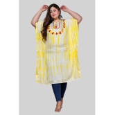 miravan - Yellow Cotton Women's Kaftan Kurti ( Pack of 1 ) - None