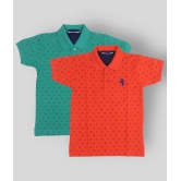 NEUVIN - Multicolor Cotton Boys Polo T-Shirt ( Pack of 2 ) - None