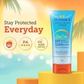 Yuthika Sunscreen SPF 50 PA++++ with UVA & UVB Protection 80g, Dermatologically Tested Sunscreen Cream for Women and Men