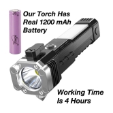 Life Like - 10W Rechargeable Flashlight Torch ( Pack of 1 )