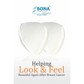 Cancer Patient Comfortable Breast Cancer Bra Cotton Pad Pack Of 2-40 / White / Cotton