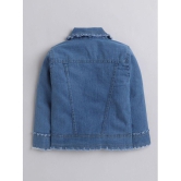 DKGF Fashion - Light Blue Denim Girls Denim Jackets ( Pack of 1 ) - None