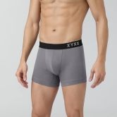 Pace Cotton Rib Trunks Ash Grey XL