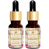 Regal Essence Sandalwood Essential Oil for Skin & Face, Best Therapeutic Grade for Aromatherapy - 15ml (Pack of 2)