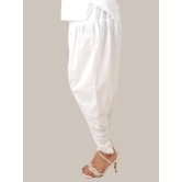 Chikanari Hand Embroidered Cotton Dhoti for Girls, Women White