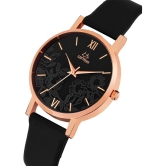 Septem Orange Leather Analog Womens Watch