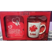 Romantic Couple Gift Set: Includes a Mug & Spoon