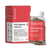 Bodywise PCOS Balance Capsules - 60 Veg Capsules | Regularises Periods, Assists in Weight Management, Reduces facial hair & acne