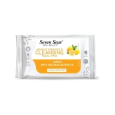 Seven Seas Makeup Remover & Cleansing Facial Wipes (Lemon)