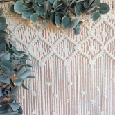 MACRAME ROPE CURTAIN-Ivory / 1