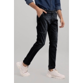 Stone Black Blue Skinny Jeans - Edgy Style and Perfect Fit-32