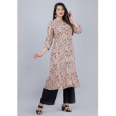 MAUKA - Peach Straight Rayon Women''s Stitched Salwar Suit ( Pack of 1 ) - None