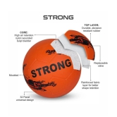 Aivin - Orange Rubber Football ( Pack of 1 ) - 5