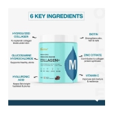 MyFitFuel Hydrolyzed Marine Collagen with Hyaluronic Acid, Biotin, Zinc & Vitamin C. 400g, Chocolate