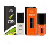 ST.JOHN Cobra Magnet & Visa Pocket Perfume For Men 10ml Each (20ml)- Pack of 2