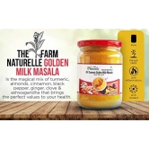 Farm Naturelle-Golden Milk Masala Himalayan Turmeric latte Powder with Natural & Immunizing Spice Blend Himalayan Turmeric, Almonds, Cinnamon, Ginger , Cloves , Ashwagandha & Ground Balck Pepper - 100 Gms