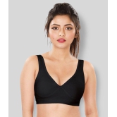 Dermawear - Black Poly Cotton Lightly Padded Women's Sports Bra ( Pack of 1 ) - 40B