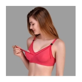 Zourt - Red Cotton Non Padded Womens Everyday Bra ( Pack of 1 ) - None