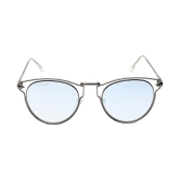 Silver Round Sunglasses for Men and Women