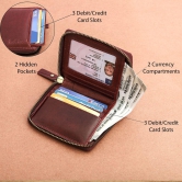Vital King Men Trendy, Travel Tan Genuine Leather Wallet  (10 Card Slots)