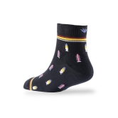 Men Pack Of 2 Patterned Cotton Ankle Length Socks