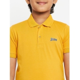 UNIBERRY - Yellow Cotton Blend Boys Polo T-Shirt ( Pack of 1 ) - None