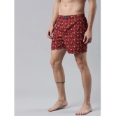 Joven Blue Cotton Mens Boxer- ( Pack of 2 ) - None