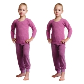 Body Care Pink Thermal Sets For Girls - Set Of 3 - 3-4 Years