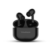 MadRabbit Soul Earbuds Alpha with Built-in Mic, 27H Total Playtime, Auto Connect, Noise Isolation Fit with Force Sensor Control, IPX5 Water & Sweat Resistant (Black)