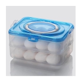 HOMETALES Plastic Transparent Egg Container ( Set of 1 ) - Transparent