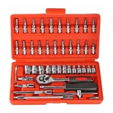 RG 46 in 1 Pcs Tool Kit & Screwdriver and Socket Set Multi Purpose Combination Tool Case Precision Socket Set