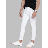 HALOGEN - White Denim Skinny Fit Mens Jeans ( Pack of 1 ) - None