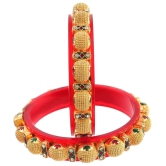 Jewar Mandi - Gold Bangle ( Pack of 1 ) - None