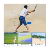 EmmEmm Tennis Trainer Rebound Ball Set,Tennis Training Practice Ball with String (Pack of 1) - M(Men)