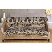 Nendle? Latest 5 Seater Sofa Cover Set - Set of 6 - Brown